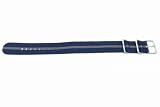 Timex T7B914 Weekender 20mm Blue/Gray Nylon Slip-Thru Watch Strap