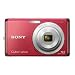 Sony Cybershot DSC-W180 10.1MP Digital Camera with 3x SteadyShot Stabilized Zoom and 2.7-inch LCD (Red)