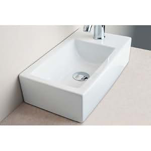 Small Rectangular Bar Single Hole Bathroom Sink Vessel Sinks Amazon.com Small Rectangular Bar Single Hole Bathroom Sink Vessel Sinks Amazon.com