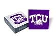 Set of 4 Ceramic Coasters (4"x4") TCU Coaster Set Texas Christian Horned Frogs Beverage Drinkware