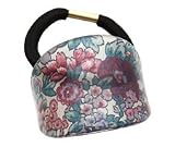 France Luxe Oval Ponytail Holder - Liberty of London Pink