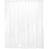 Carnation Home Fashions 72-Inch Wide by 78-Inch Long Vinyl Shower Curtain Liner, Frosted... by Carnation Home Fashions