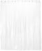 Carnation Home Fashions 72-Inch Wide by 78-Inch Long Vinyl Shower Curtain Liner, Frosted Clear