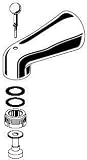 American Standard 012653-0020A Diverter Tub Spout, Polished Chrome