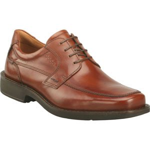 Ecco Men's Seattle Apron Toe Tie Cognac