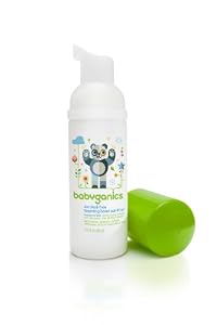 BabyGanics Alcohol Free Foaming Hand Sanitizer On-the-Go, 50ml (1.69-Ounce) Bottles (Pack of 3), Packaging May Vary