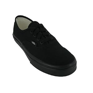 Vans AUTHENTIC SKATE SHOES BLACK