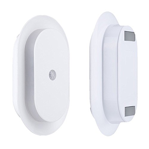 D-FantiX Indoor Motion Sensor Light Battery-Powered Led Infrared Motion Sensor Night Light Stick Anywhere Perfect for Indoors,Kids Room, Hallway, Basement, Closet