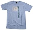 ENGINE DOWN - Vertical Logo - Baby Blue T-shirt