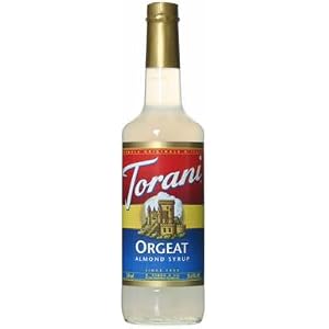 750 Milliliter Torani&reg Orgeat (Almond) Syrup (03-0099) Category: Drink Syrups by R. Torre & Company