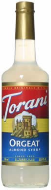 Torani Orgeat (Almond) Syrup, 750 ml by Torani
