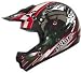 KBC DRT-X SQUADRON RED YLG MOTORCYCLE Off-Road-Helmet