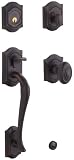 Baldwin Bethpage Sectional Trim Handleset with Bethpage Knob, Venetian Bronze #85327.112.ENTR