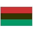 African American Flag 3ft x 5ft Nylon