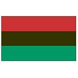 African American Flag 3ft x 5ft Superknit Polyester