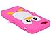 New Cute Penguin Silicone Soft Case Cover for Apple iPhone 5 Hot Pink