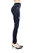 VIRGIN ONLY Women's Denim Jeans Printed Elastic Waist Band Seamless Leggings (62 Navy, One Size)