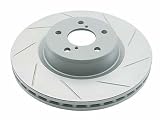 DBA DBA041SR Street Series Slotted Right-Hand Disc Brake Rotor (Rear, Solid)