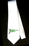 Party Decoration Necktie with map, buildings, Statue of Liberty, temple, monuments, skyscrapers, pagoda, cultural, United States, Empire State Building, outline, geography, American, city, palac... zeusd1-MARC-3187192