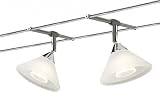 Paulmann 97182 Wire System Colmar 150 4x35W GU4 chrom/Satin 230/12V 150VA Metall/Glas