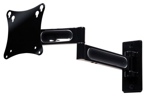 Peerless PA730 Articulating Wall Mount for 10-Inch to 22-Inch Flat Panel Displays (Gloss Black)