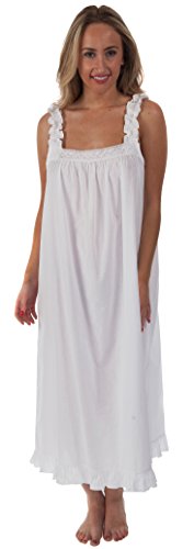 The 1 for U 100% Cotton Sleeveless Nightgown 7 Sizes - Jane