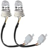 Ediors 2 White Hide Away Strobe Tubes for 80w / 120w Kits Headlight Replacement Bulbs
