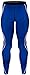 New 054 Skin Tights Compression Leggings Base Layer Blue Running Pants Mens