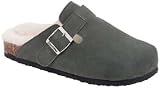 Bearpaw Womens Suede & Shearling Clog - Style 359 Jasmine (8, Dark Olive)