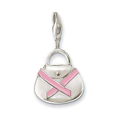 Thomas Sabo Charity Pink Ribbon Charm, Sterling Silver