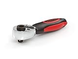 TEKTON 1485 1/4-Inch Dual-Drive Mini Ratchet Driver with 72-Tooth Oval Head [並行輸入品]