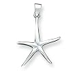 Sterling Silver Starfish Pendant with 20 Inch Chain