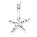 Sterling Silver StarFish Pendant with 20 inch Sterling Silver Chain