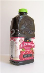 Pure 100% Pomegranate Juice - 64 ounces by Langers
