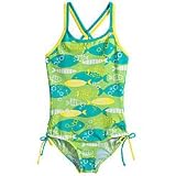 Girls' Side-tie Tank Swimsuit
