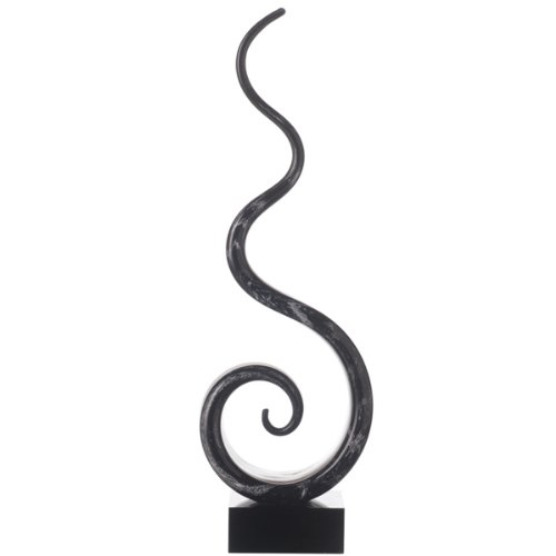 Leonardo 064112 Skulptur Twist 48 cm, beige / grau Preisvergleich