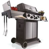 Broil King 986784-986787 Signet 90 Gas BBQ Grill with Side Burner and Rotisserie Burner 44,000 BTU - 986784-986787