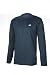 Personal Health Care : Phiten X30 Loose Gear Long Sleeve Shirt, Medium, Navy