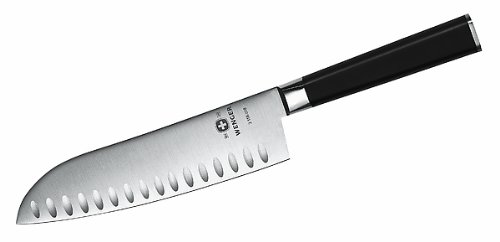 Wenger Delemont Forged 7 Inch Santoku Knife with Granton Edge