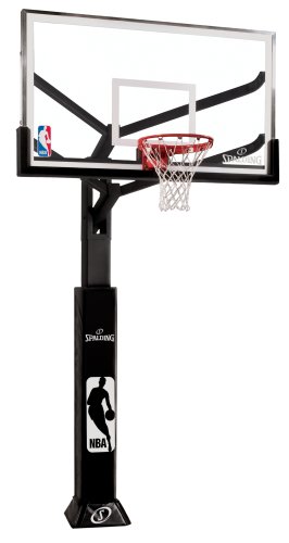 Spalding 88724AGP Arena View? In-Ground Basketball System - 72 Glass Backboard