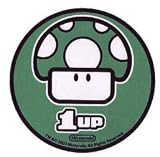 Nintendo Super Mario Bros. One Up Mushroom Sticker 96-325