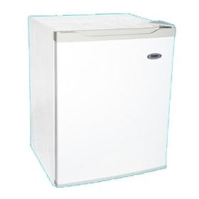 Haier HSB03 Compact 2-2 3-Cubic-Foot Refrigerator Freezer, White by Haier