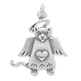 Cat Angel Charm