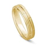 14k Gold Comfort Fit Men's Wedding Band, 5mm