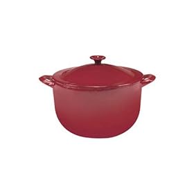 Tefal Jamie Oliver Cast Iron Stewpot & Lid, Raspberry, 16 cm