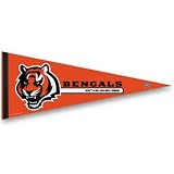 CINCINNATI BENGALS OFFICIAL LOGO FULL SIZE FELT PENNANT