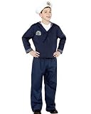 Boys Medium United States Navy Uniform Costume (7-10)