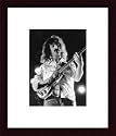 Art Poster Wood Framed Print - Frank Zappa - 1974 - Artist: National Archive- Poster Size: 10 X 8