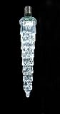 5 Commercial Polar White Dripping Falling LED Icicle Christmas Lights Bulb
