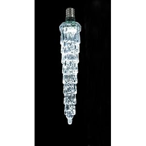 5 Commercial Polar White Dripping Falling LED Icicle Christmas Lights Bulb by 